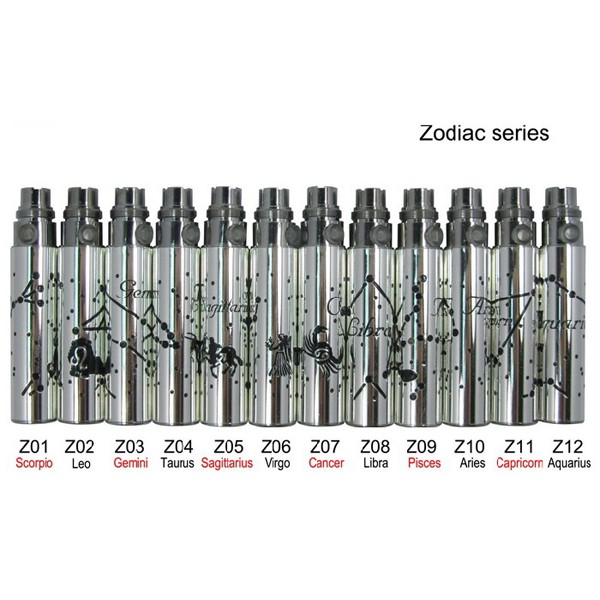 eGo-Z (Zodiac) Batterie 900mAh Kapazität